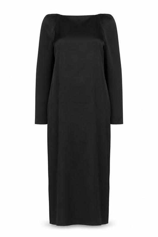 H&M Womens Black Polyester Sheath Size S V-Neck Pullover