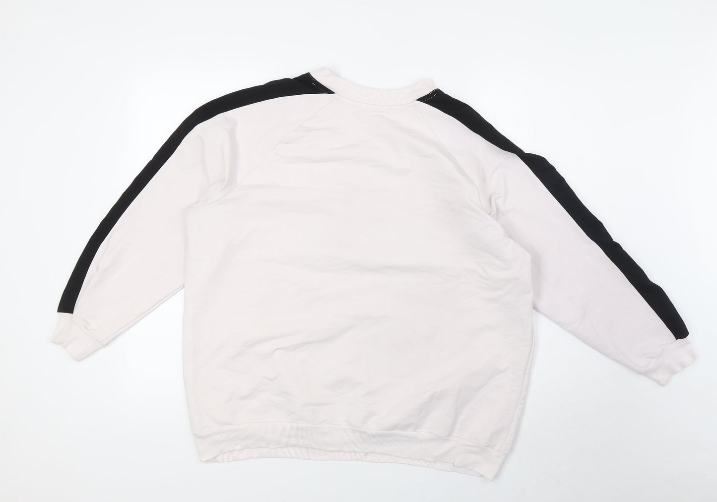 Wawa Womens Pink Cotton Pullover Sweatshirt Size 16 - V Neck
