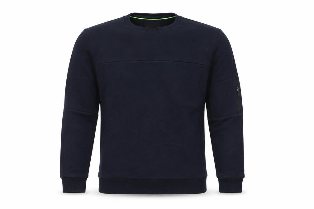 NEXT Mens Blue Cotton Pullover Sweatshirt Size XS - Sleeve Pocket