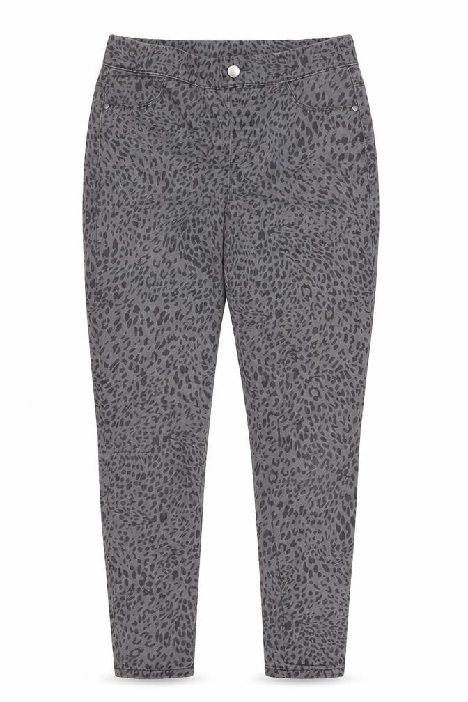 George Womens Grey Camouflage Cotton Blend Jegging Jeans Size 8 L28 in Regular