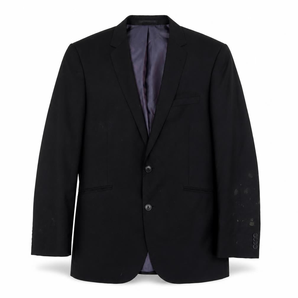 Taylor & Wright Mens Black Polyester Jacket Suit Jacket Size 38 Regular