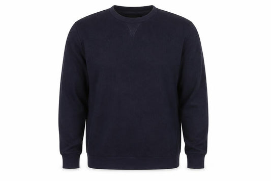 Zara Mens Blue Cotton Pullover Sweatshirt Size M