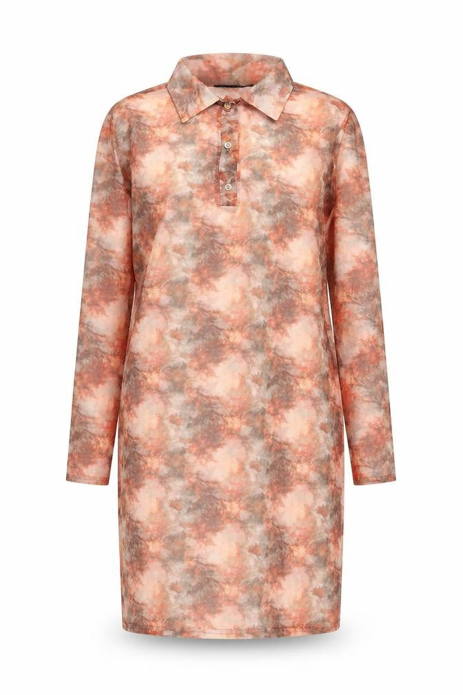 PRETTYLITTLETHING Womens Multicoloured Polyester Shirt Dress Size 16 Collared Button