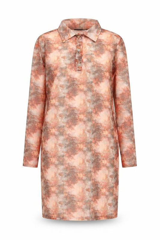 PRETTYLITTLETHING Womens Multicoloured Polyester Shirt Dress Size 16 Collared Button