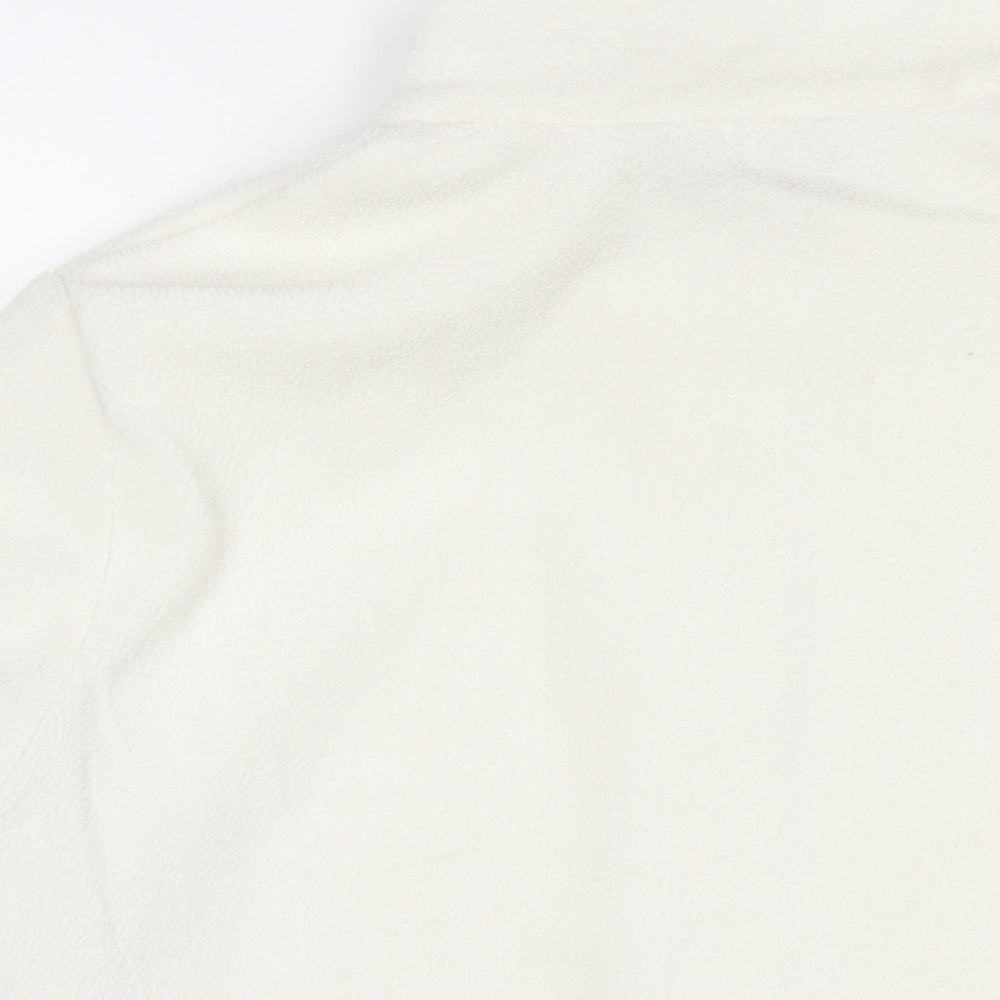 Marks and Spencer Womens White Jacket Size 12 Zip
