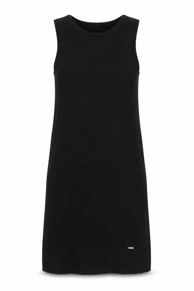Simple Urban Pieces Womens Black Viscose Tank Dress Size 8 Off the Shoulder Pullover