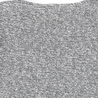 Brand and care label for Red Herring women’s grey cotton basic t-shirt, size UK 10, round neck