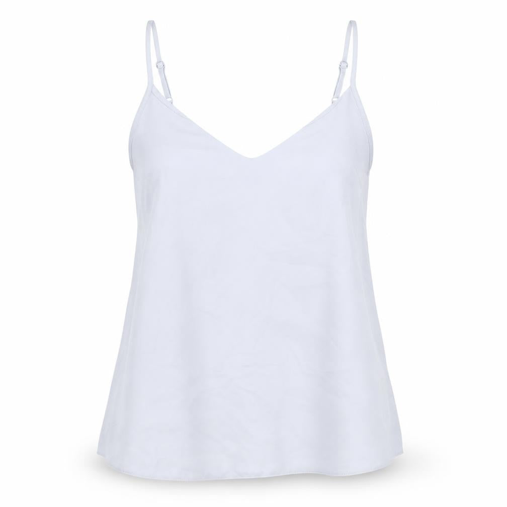 ASOS Womens Blue Polyester Camisole T-Shirt Size 8 V-Neck