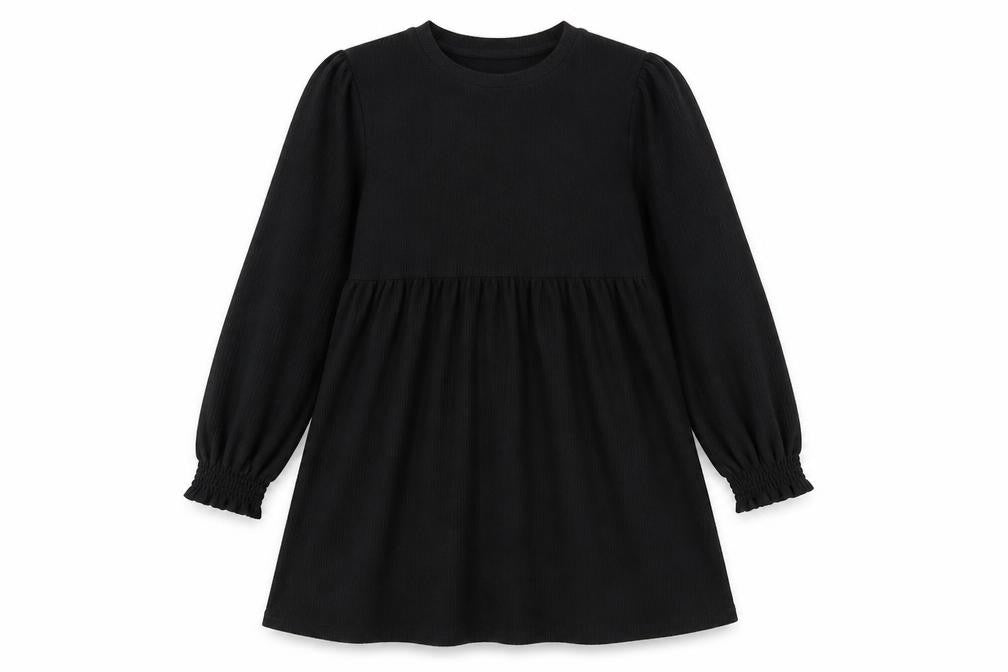 New Look Womens Black Polyester A-Line Size 12 Round Neck Pullover