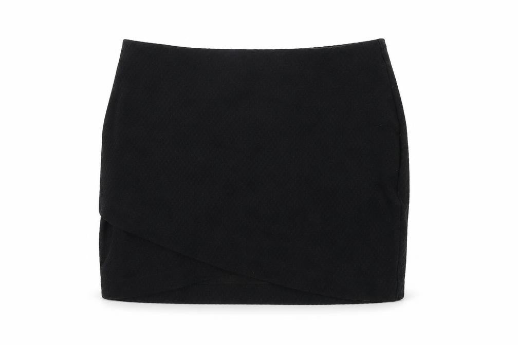 H&M Womens Black Cotton Mini Skirt Size S