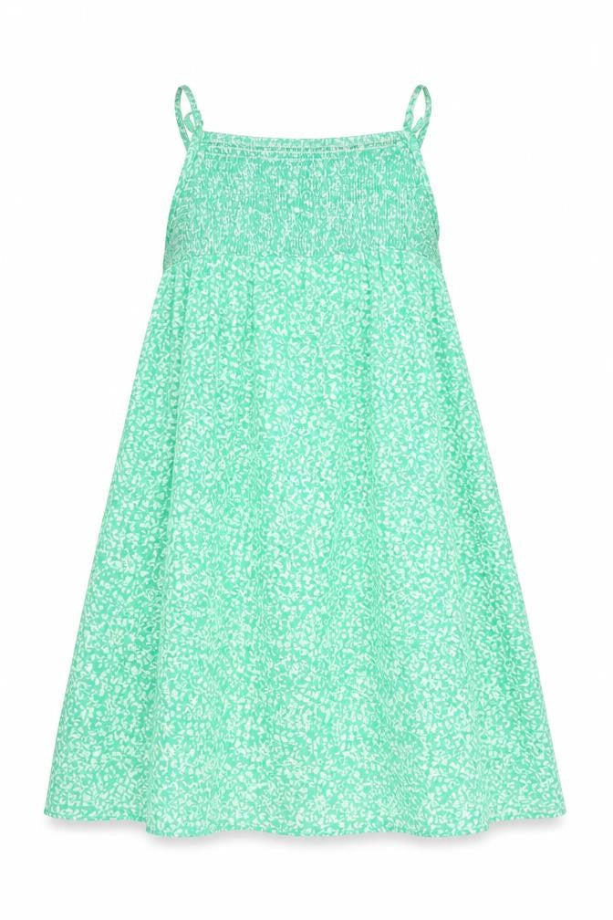 Zara Womens Green Floral Viscose Shift Size M Square Neck Pullover