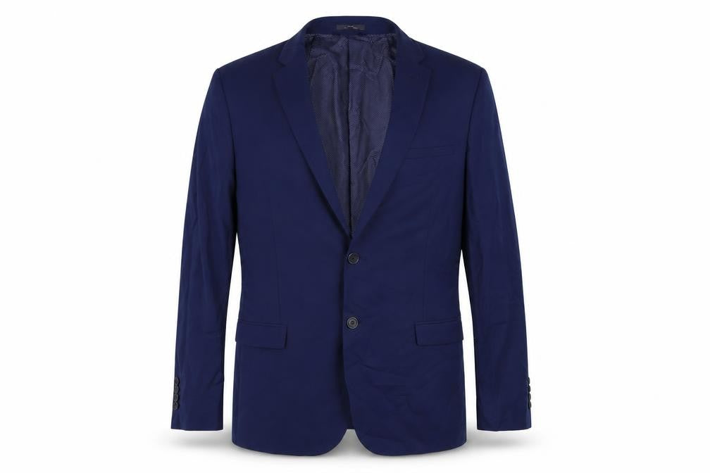 Marks & Spencer Mens Blue Wool Jacket Suit Jacket Size 40 Regular