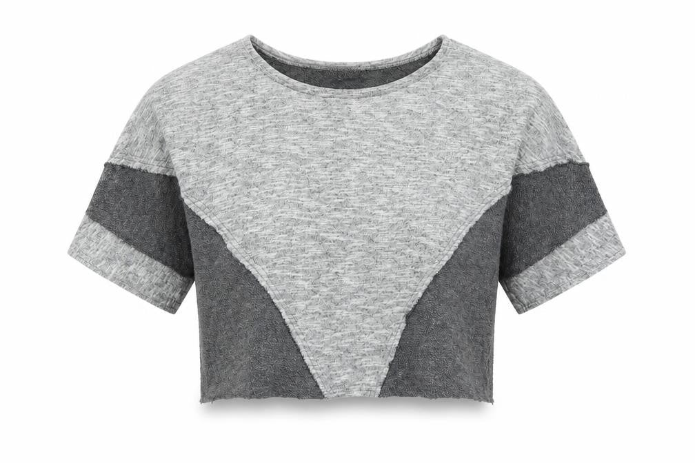 Topshop Womens Grey Cotton Pullover Sweatshirt Size S Pullover - Size S-M