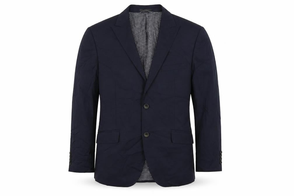 Marks & Spencer Mens Blue Polyester Jacket Suit Jacket Size 40 Regular