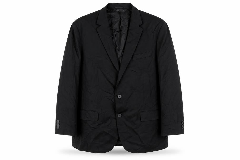 Marks & Spencer Mens Black Polyester Jacket Suit Jacket Size 44 Regular