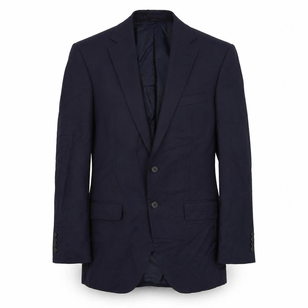 Marks & Spencer Mens Blue Polyester Jacket Suit Jacket Size 40 Regular