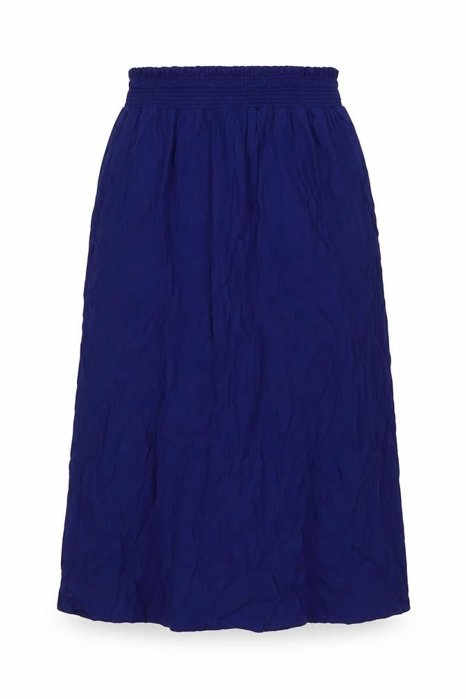 Marks & Spencer Womens Blue Viscose A-Line Skirt Size 10
