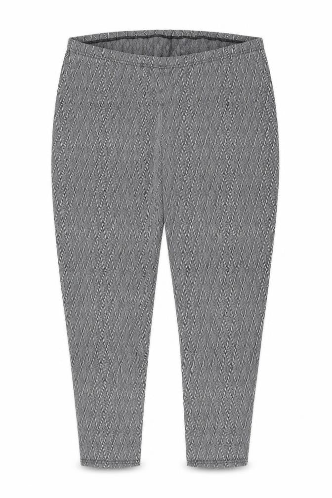 Capsule Womens Grey Geometric Polyester Trousers Size 30 L25 in Regular