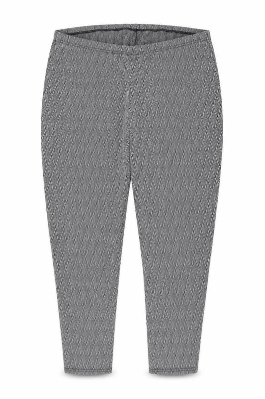Capsule Womens Grey Geometric Polyester Trousers Size 30 L25 in Regular
