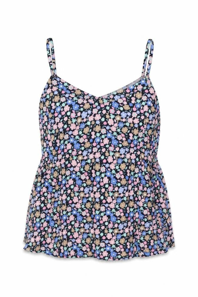 Marks & Spencer Womens Multicoloured Floral Polyester Camisole Blouse Size 8 Sweetheart