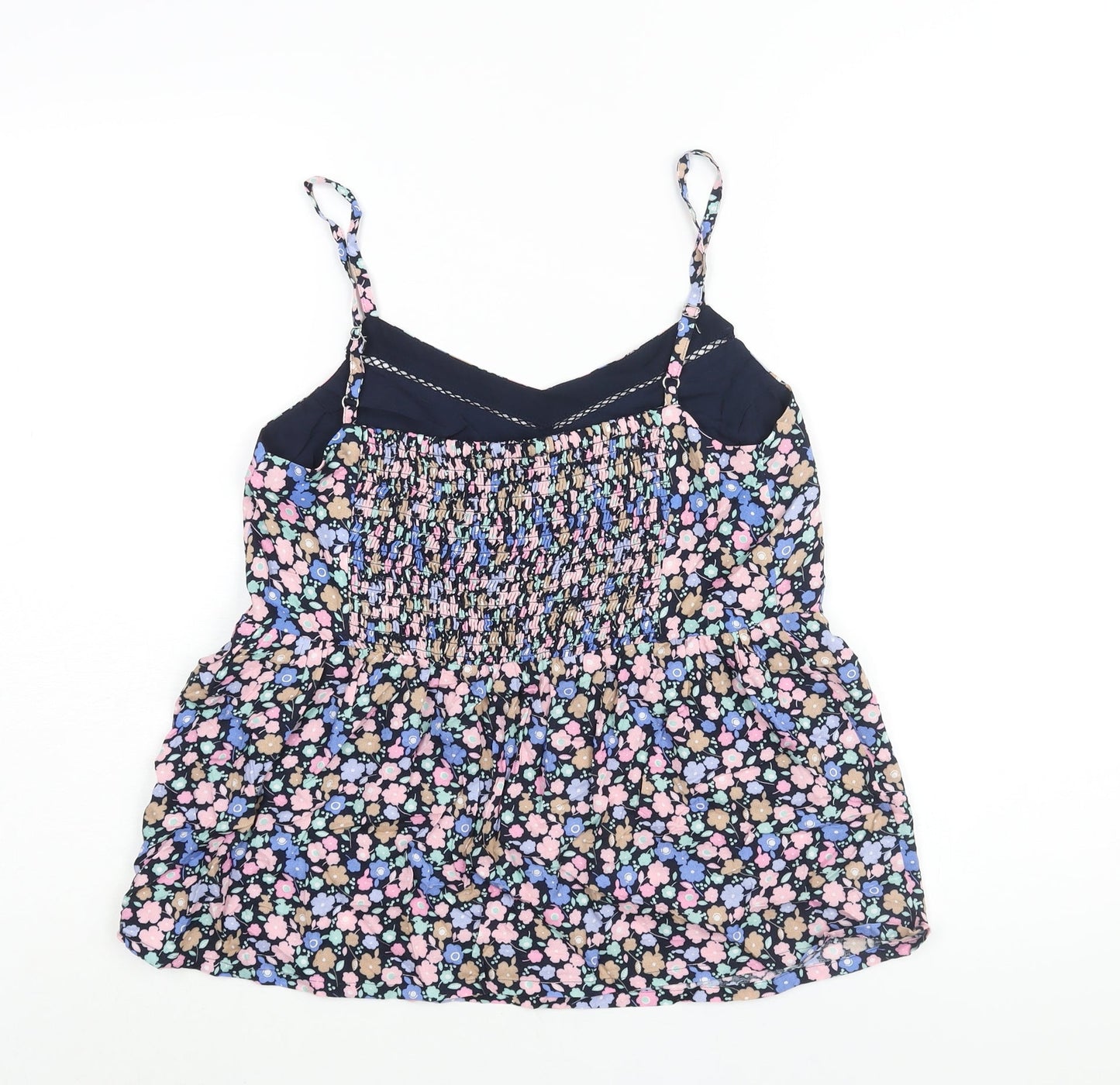 Marks and Spencer Womens Multicoloured Floral Polyester Camisole Blouse Size 8 Sweetheart