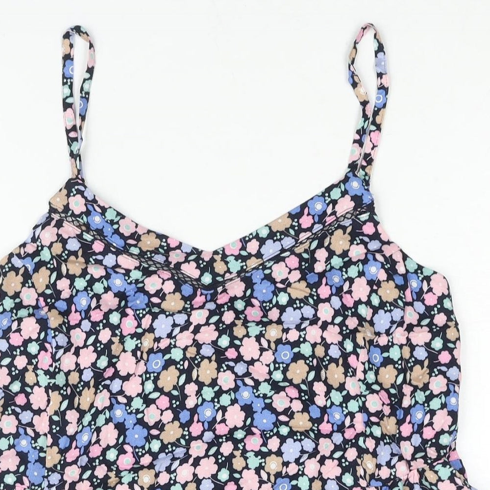 Marks and Spencer Womens Multicoloured Floral Polyester Camisole Blouse Size 8 Sweetheart