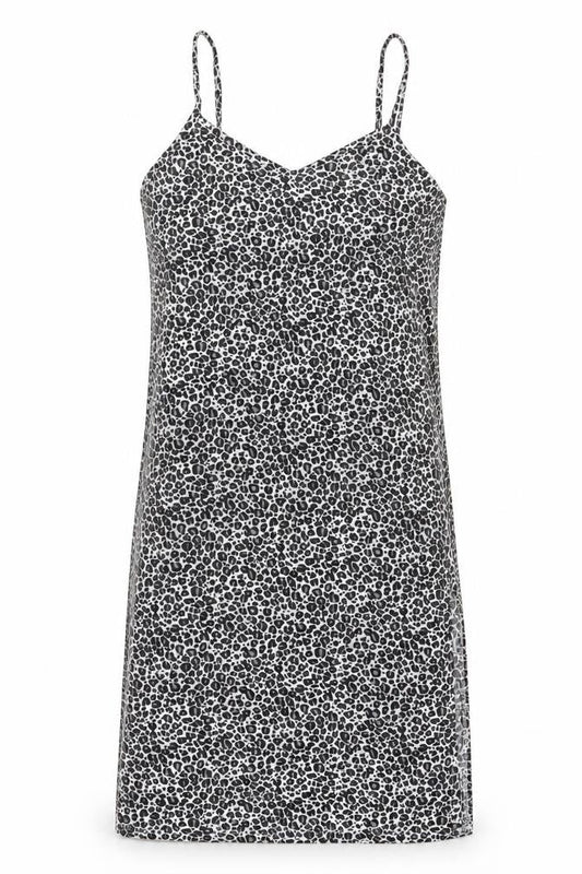 Per Una Womens Grey Animal Print Polyester A-Line Size 10 V-Neck Pullover