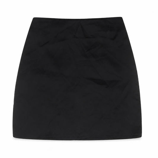 Missguided Womens Black Polyester Mini Skirt Size 6 Zip