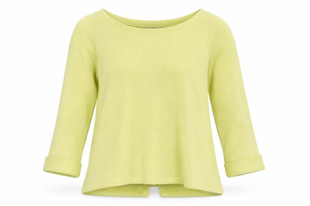 River Island Womens Yellow Round Neck Polyester Pullover Jumper Size 6