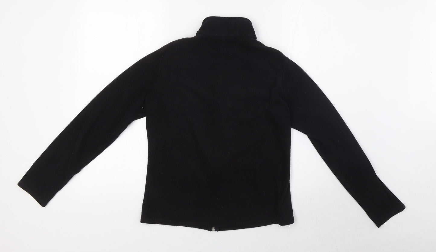 Marks and Spencer Womens Black Jacket Coatigan Size 8 Zip