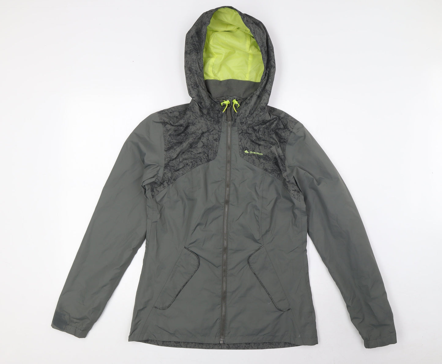 Quechua Womens Green Jacket Size XS Zip