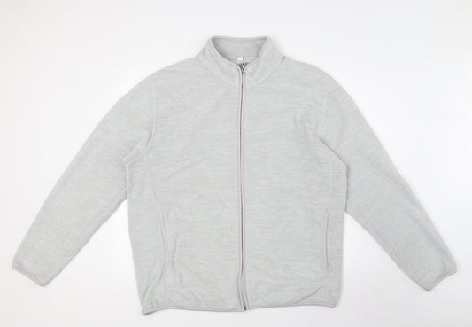 Uniqlo Mens Grey Jacket Size XL Zip