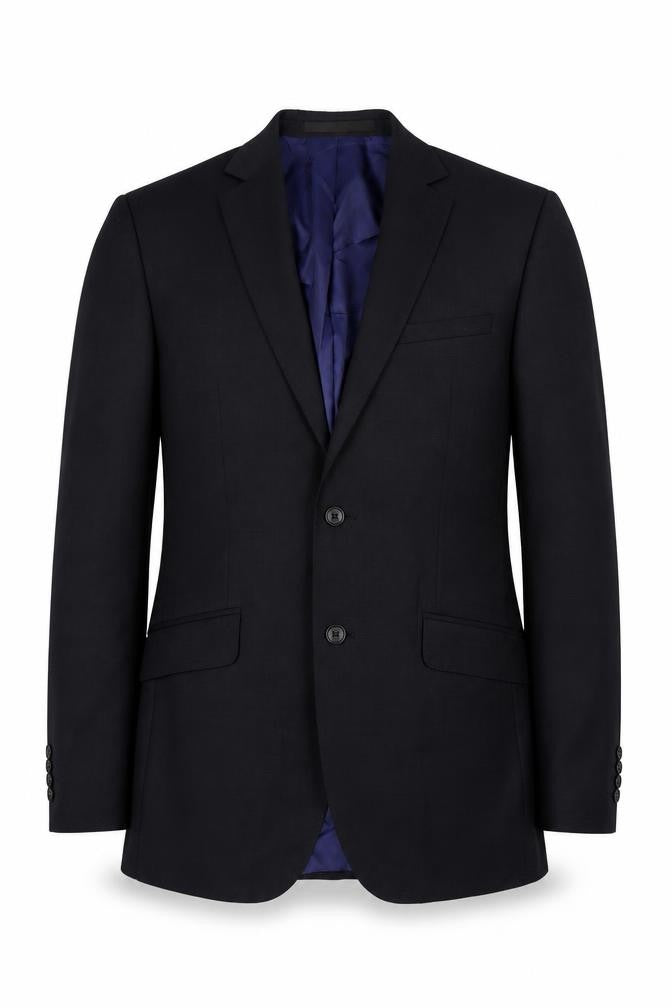 Marks & Spencer Mens Blue Wool Jacket Suit Jacket Size 38 Big & Tall