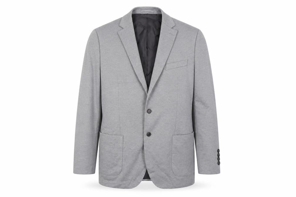Marks & Spencer Mens Grey Polyester Jacket Suit Jacket Size 46 Regular