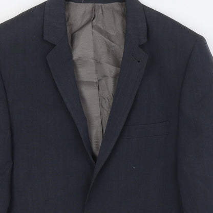 Next Mens Grey Wool Jacket Suit Jacket Size 34 Regular