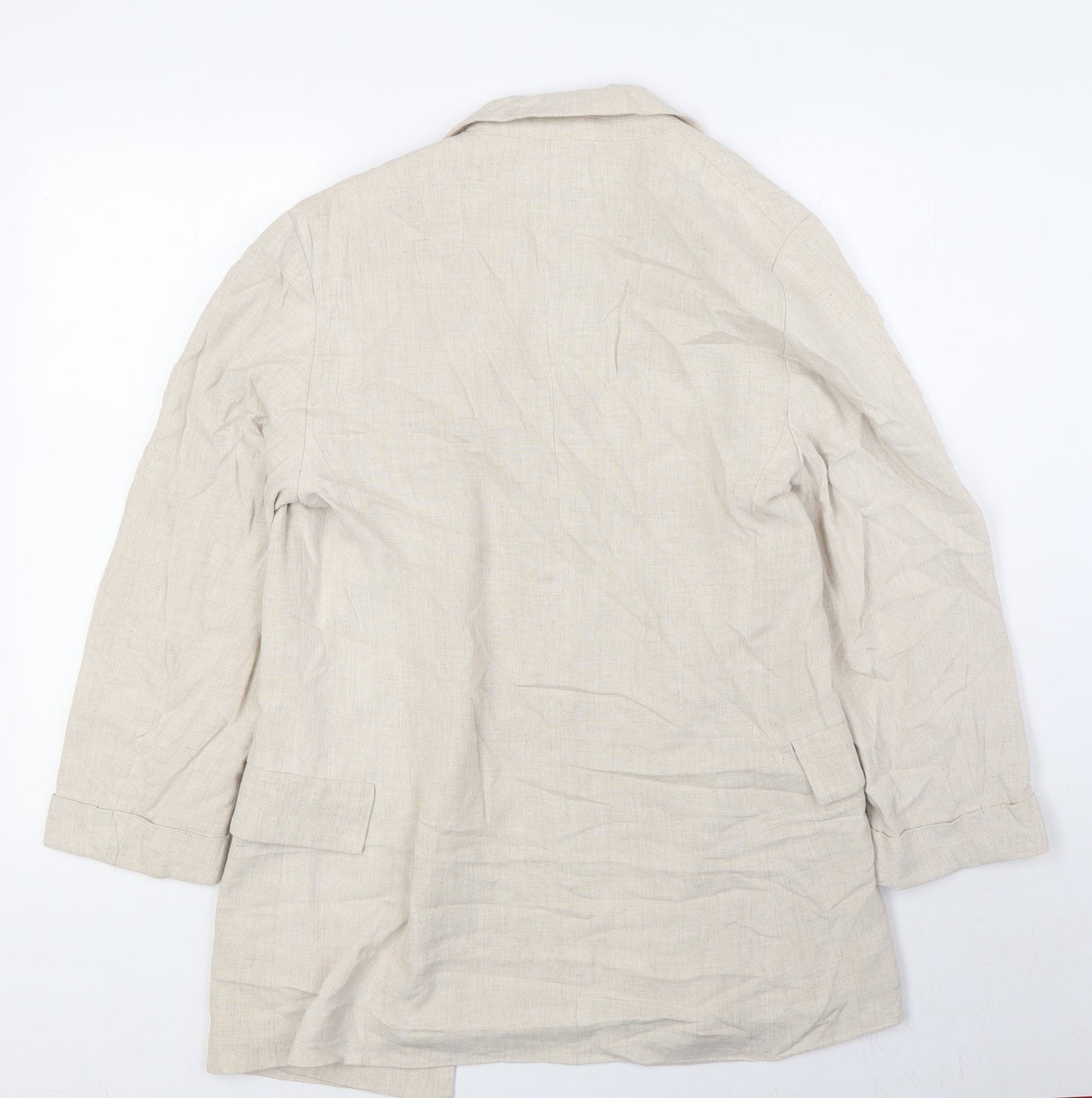 Stradivarius Womens Beige Jacket Size S - No Closure