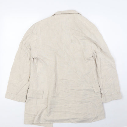 Stradivarius Womens Beige Jacket Size S - No Closure