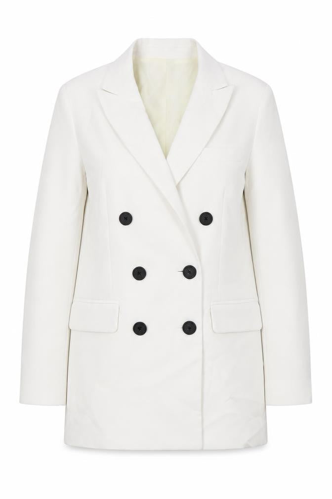 Stradivarius Womens Ivory Jacket Blazer Size XS Button