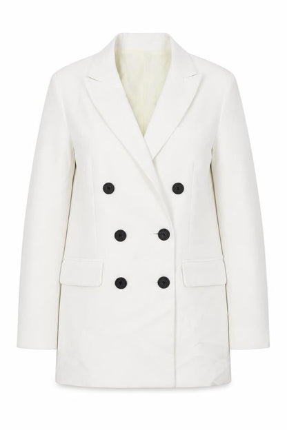 Stradivarius Womens Ivory Jacket Blazer Size XS Button