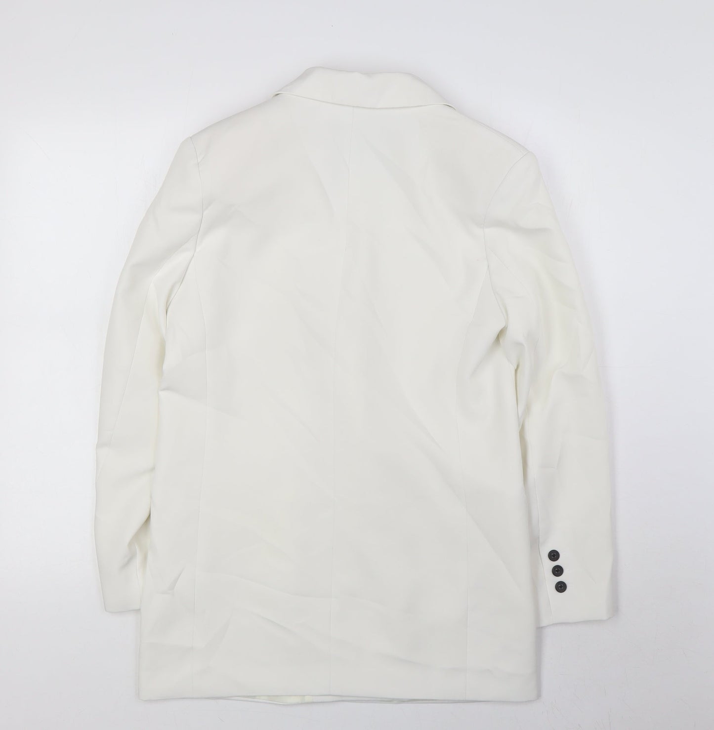 Stradivarius Womens Ivory Jacket Blazer Size XS Button