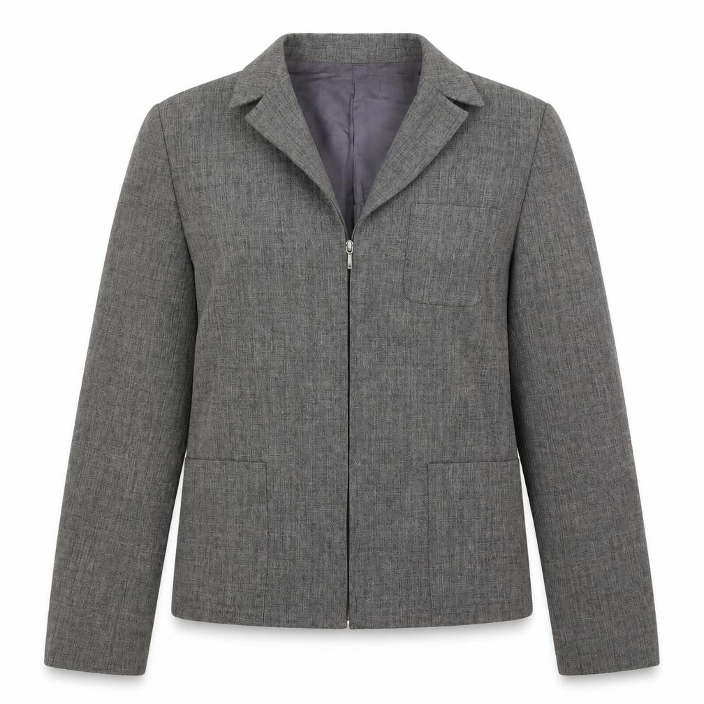 Zara Womens Grey Jacket Size 10 Zip