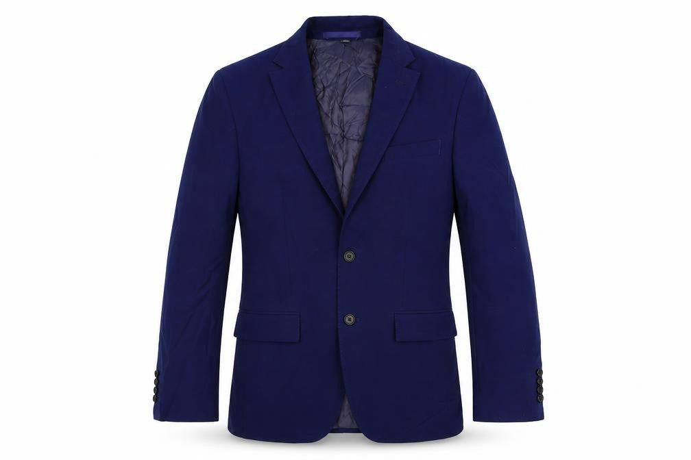 Marks & Spencer Mens Blue Wool Jacket Suit Jacket Size 38 Regular