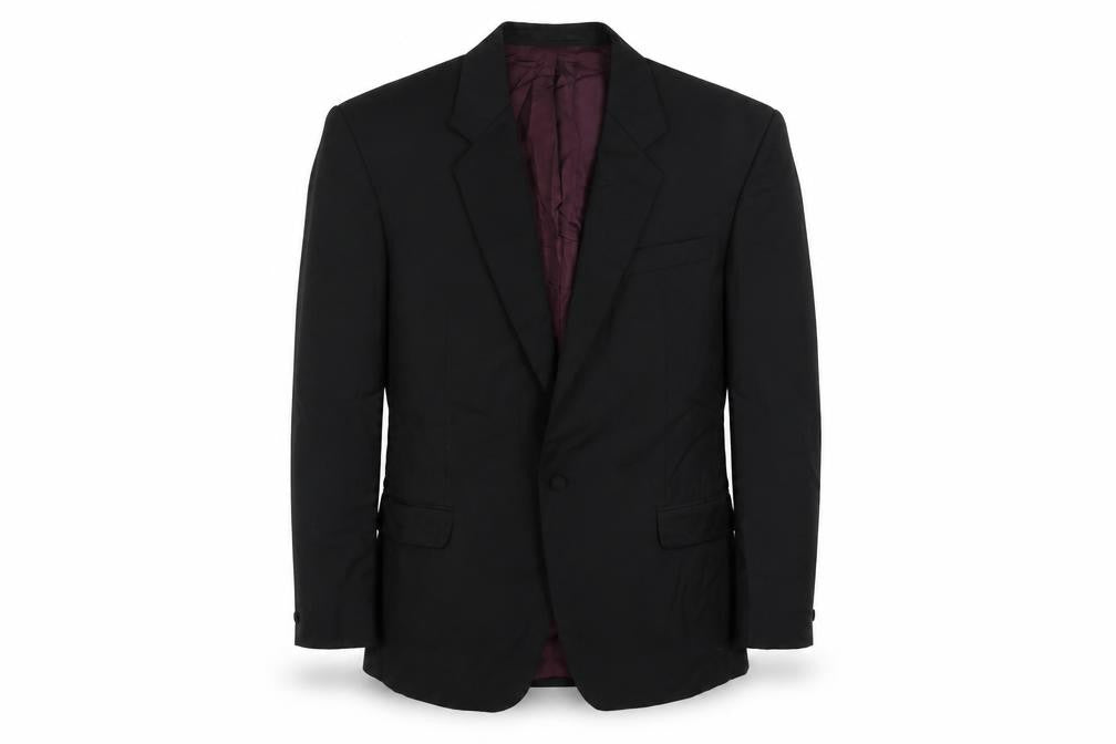 Skopes Mens Black Polyester Tuxedo Suit Jacket Size 42 Regular