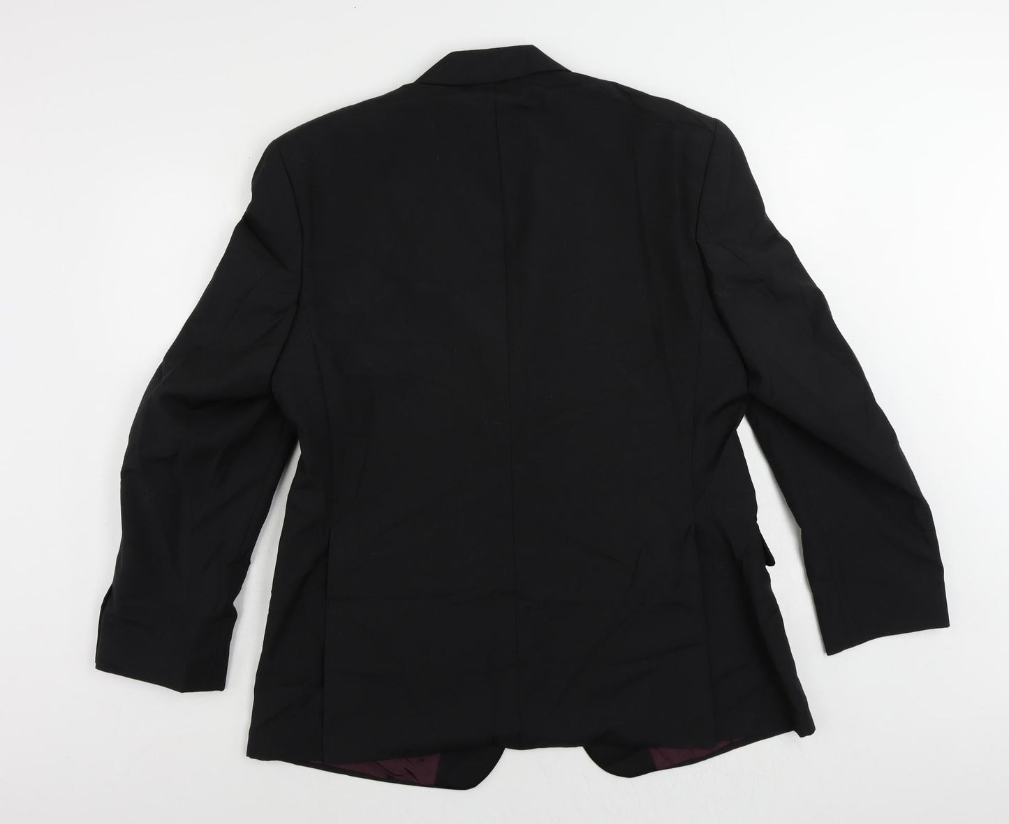 Skopes Mens Black Polyester Tuxedo Suit Jacket Size 42 Regular