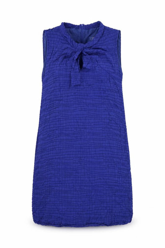CC Womens Blue Polyester Shift Size 16 Round Neck Zip - Lined