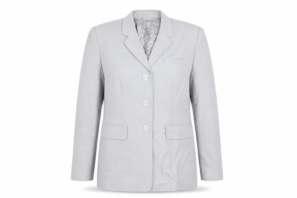 St Michael Womens Blue Jacket Blazer Size 14 Button - Vintage