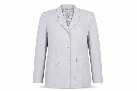 St Michael Womens Blue Jacket Blazer Size 14 Button - Vintage