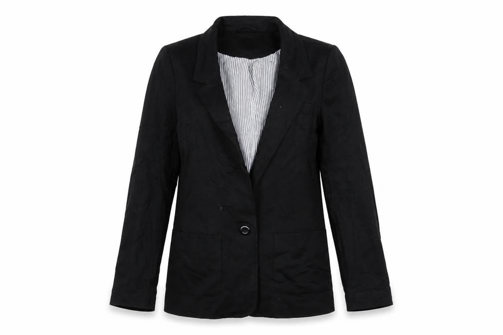 Oasis Womens Black Jacket Blazer Size XS Button