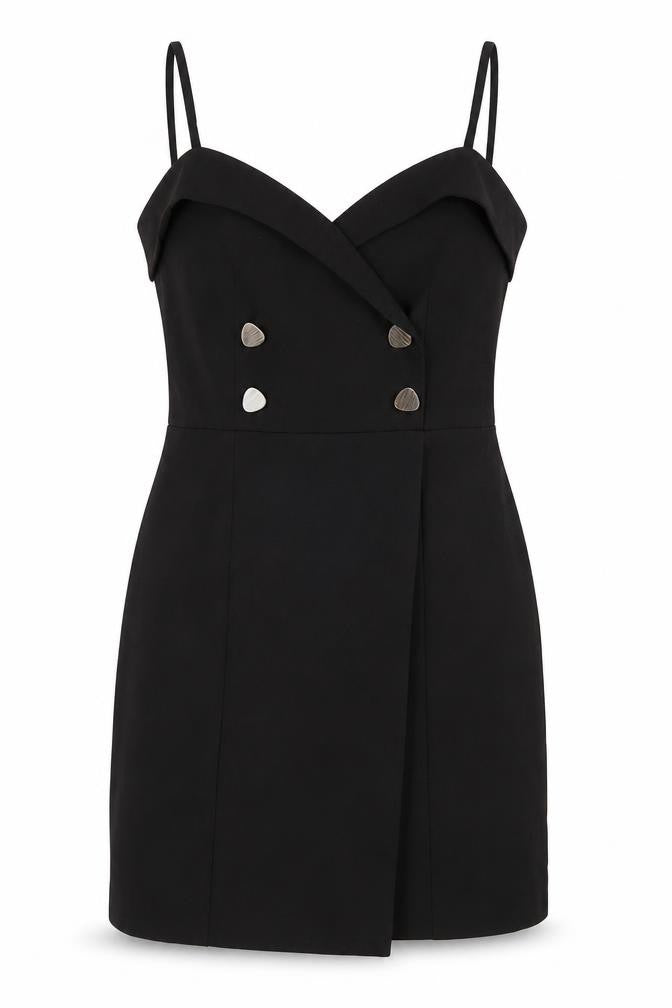 Topshop Womens Black Polyester A-Line Size 10 Sweetheart Zip