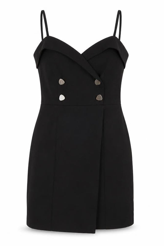 Topshop Womens Black Polyester A-Line Size 10 Sweetheart Zip